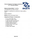 Practica 1:”Cuantificación de coliformes en agua potable y sucia”