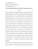 ¿Cuál es el aporte profesional que da el enfoque de capacidades de Amartya Sen?