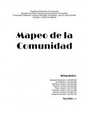 Mapeo de la comunidad.