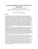 Cambios adaptativos del ser humana