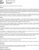 La Planificación en la Carrera de Ing. Industrial y de Procesos