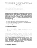 MÉTODO DE DEPURACION NATURAL DE AGUAS SERVIDAS