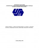 Análisis Neoclásico y análisis Neo-Institucionalista de: Contratos e intercambio económico y Organización económica. Sistema legal, instituciones e intercambio.