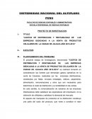 COSTOS DE DISTRIBUCION Y RENTABILIDAD DE LAS EMPRESAS DEDICADAS A LA VENTA DE PRODUCTOS CELULARES EN LA CIUDAD DE JULIACA AÑO 2013-2014