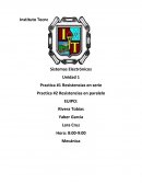 Resistencias serie/paralelo