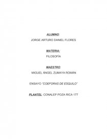 COEFORAS DE ESQUILO. Interpretación del problema principal.. Página 6