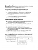 ¿Que es un prototipo?