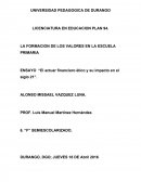 “El actuar financiero ético y su impacto en el siglo 21”.