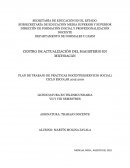 Plan de trabajo para telesecundaria.