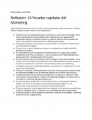 Reflexión: 10 Pecados capitales del Marketing