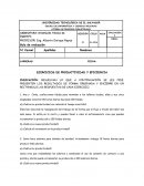 EJERCICIOS DE PRODUCTIVIDAD Y EFICIENCIA