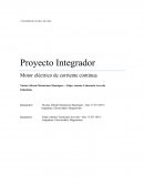 Electricidad y magnetismo. El Motor eléctrico de Corriente