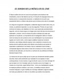 EL SONIDO DE LA MÚSICA EN EL CINE