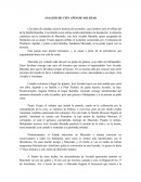 ANALISIS DE CIEN AÑOS DE SOLEDAD.