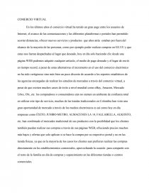 COMERCIO VIRTUAL. Página 1
