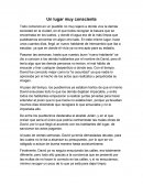 Un lugar muy consciente