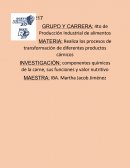 COMPONENTES QUIMICOS DE LA CARNE, SU FUNCION Y VALOR NUTRITIVO