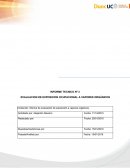 EVALUACION DE EXPOSICION OCUPACIONAL A VAPORES ORGÁNICOS