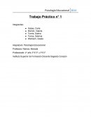 Enseñanza y aprendizaje - Trabajo Práctico