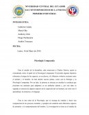 Psicología comparada.Cuestiones básicas