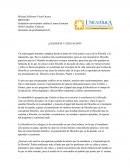 Seminario de profundización ¿FILOSOFÍA Y EDUCACIÓN?