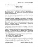 Teoría de la educación, pedagogía fundamental y filosofía de la educación.