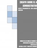 Conexión entre la teoría filosófica de Rousseau y el concepto jurídico de Acto Administrativo