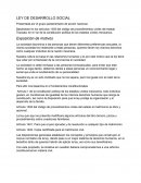 LEY DE DESARROLLO SOCIAL.