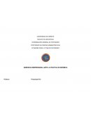 GERENCIA EMPRESARIAL ANTE LA POLÍTICA ECONÓMICA.