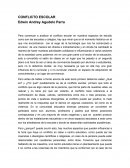 CONFLICTO ESCOLAR - ENSAYO
