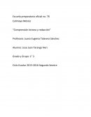 Comprensión lectora y redacción