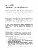Costeo ABC ¿Por qué y cómo implantarlo?