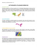 Actividades para preescolar utilizando brincos