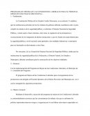 PROGRAMA DE MEJORA DE LAS CONDICIONES LABORALES PARA EL PERSONAL OPERATIVO DE POLICÍA PREVENTIVA .