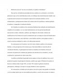 Reflexión acerca de “los retos en la familia y la política Colombiana”