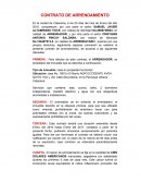 TEMA: CONTRATO DE ARRENDAMIENTO.