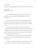 Los valores específicamente políticos y Síntesis de la conferencia de Emilio Lleidó