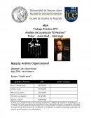 Analisis Organizacional - película El padrino