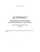 Programa de capacitación para la optimización del proceso de producción