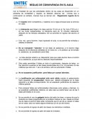 Reglas Convivencia UNITEK