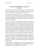 Tema: LOS PADRES FUNDADORES DE LA CIENCIA SOCIAL