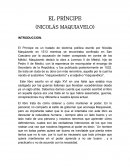 EL PRÍNCIPE (NICOLÁS MAQUIAVELO)