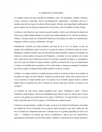 El poder de las mujeres. Página 1