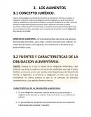 Los alimentos derecho civil