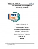 TEMA: PREPARACION DE PULPAS