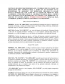 Contrato de honorarios Abogado