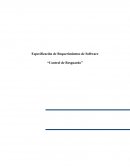 Especificación de Requerimientos de Software “Control de Resguardo”