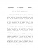 Bases de la arquitectura