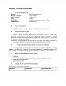 EL INFORME DE EVALUACIÓN PSICOPEDAGÓGICA