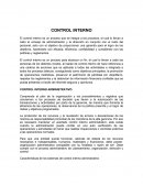 CONTROL INTERNO ADMINISTRATIVO